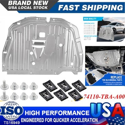 Front Skid Plate for 16-21 Honda Civic Engine Guard Cover Splash