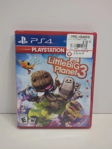 LittleBigPlanet 3 Hits PlayStation 4 2019 Video Game No Manual Pre-owned
