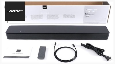 Bose Smart Soundbar 300, Black, Bluetooth, Alexa, WiFi, AirPlay 2