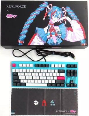 Topre Hatsune Miku GX1 Mechanical Keyboard English Layout Limited Edition Japan