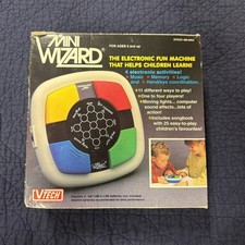 Mini Wizard Electronic Game Vintage 1987 Vtech Working Order Original Box Simon