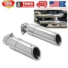 Shorty Exhaust Short Slipon pipe Chrome For Indian Scout 15-25 Sixty 16-2025 US