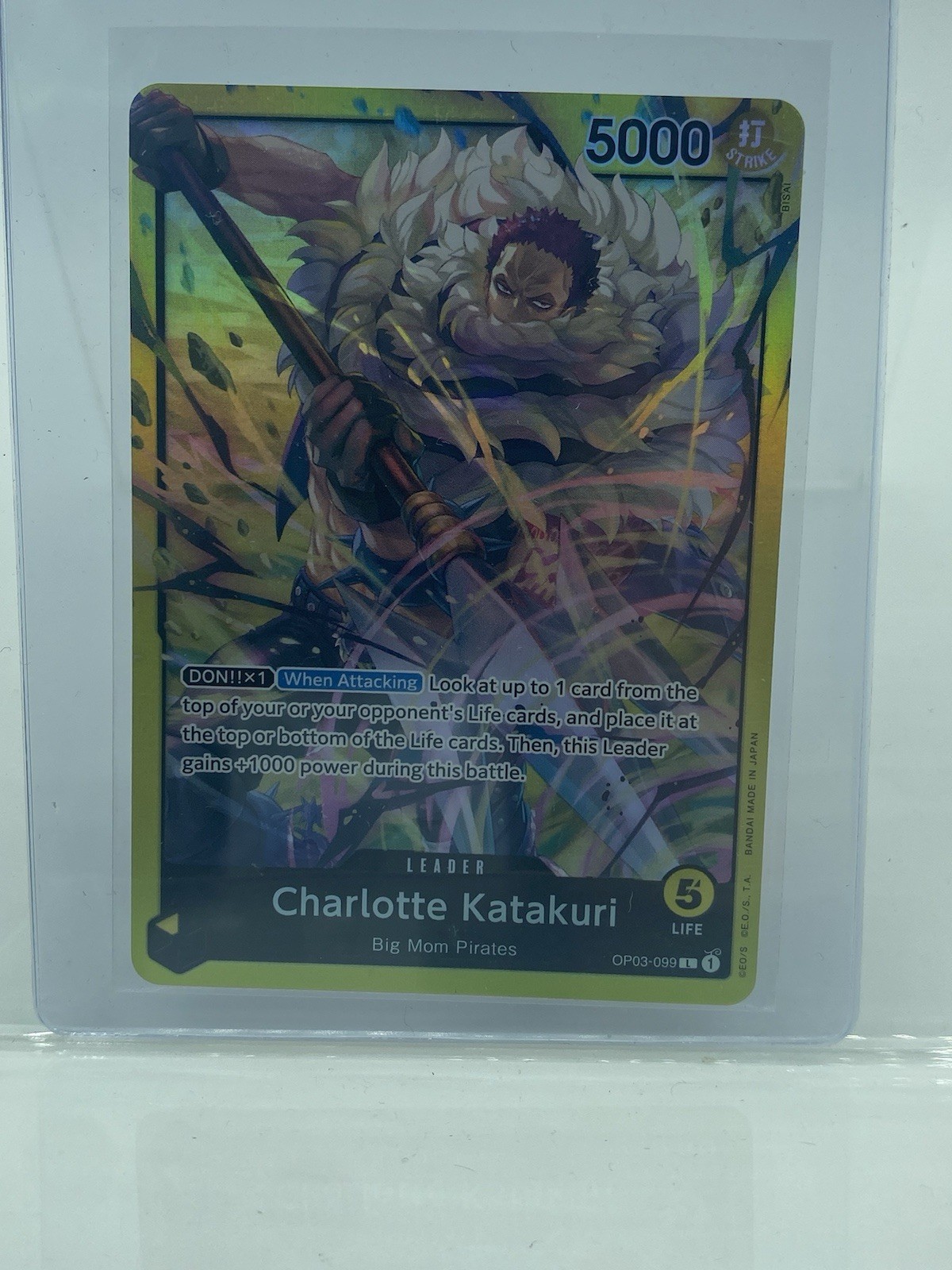 Charlotte Katakuri - OP03-099 - Leader - ST20 - English - NM - One Piece CCG