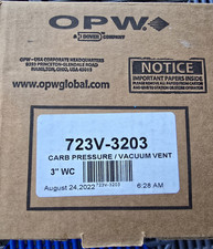 OPW 723V-3203 Carb Pressure Vacuum Vent 3" WC Industrial Oil Gas