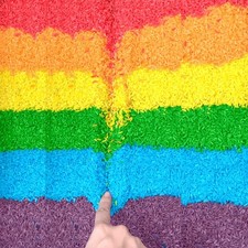 6 lb Colored Rice Sensory Bin Filler Non-Toxic Kids Montessori Toddler Play