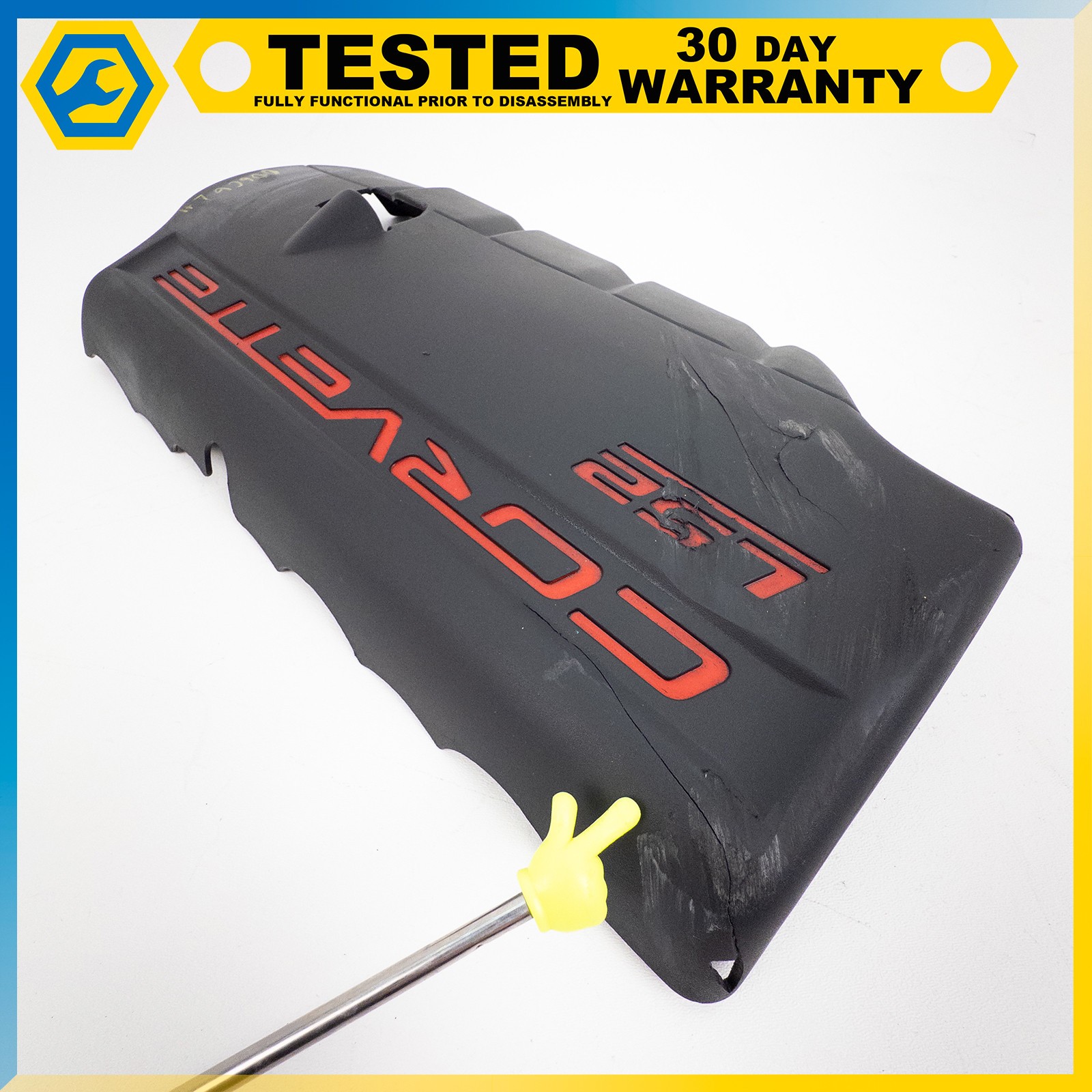 05-13 CHEVROLET CORVETTE C6 6.0L LS2 LEFT SIDE ENGINE COVER INTAKE MANIFOLD OEM