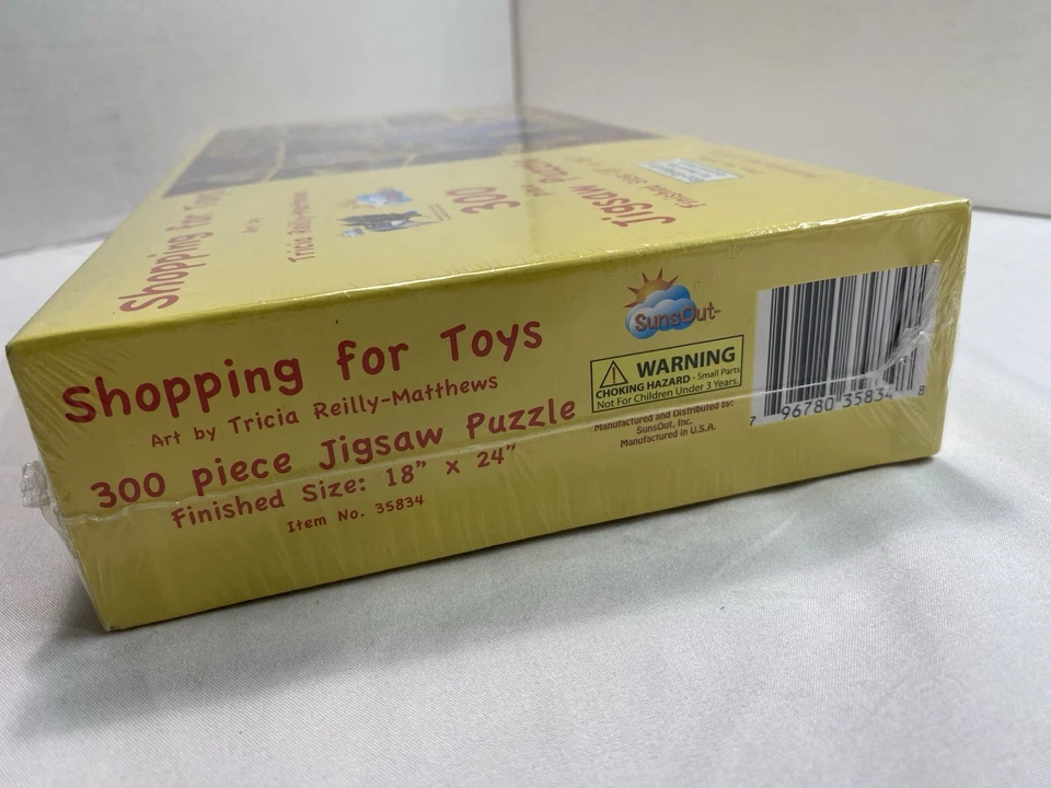 Rompecabezas Antes de que hubiera centros comerciales compras de juguetes 300 piezas NUEVO Hecho en EE. UU. Foto 3 de 4