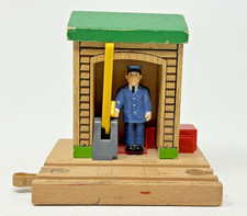 Thomas the Train Friends Wooden Railway Conductor Shed House 2001 Gullane