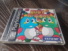 Bust A Move 4- Jeu PS1 Original 🕹️ 💿 Boîte + Notice | Version PAL Playstation 1 - Jeux vidéo