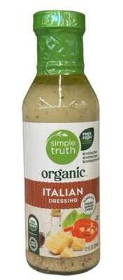 Simple Truth Organic Italian Salad Dressing Garlic Lemon Basil 12 fl oz