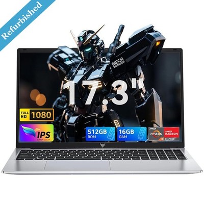 ACEMAGIC 17,3 Zoll FHD Laptop AMD Ryzen 3 4300U 16GB DDR4 512GB SSD WiFi BT HDMI