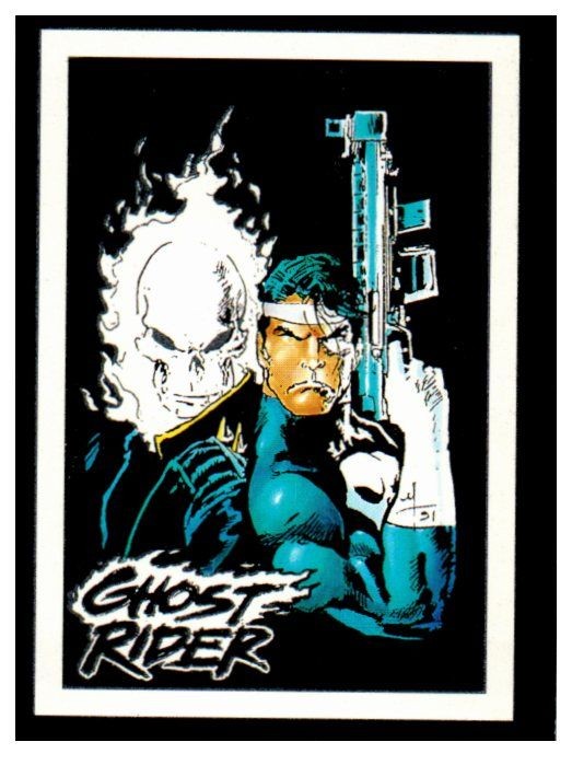 Marvel Ghost Rider Trading Card 1992 Comic Images G2 Vigilantes Vintage