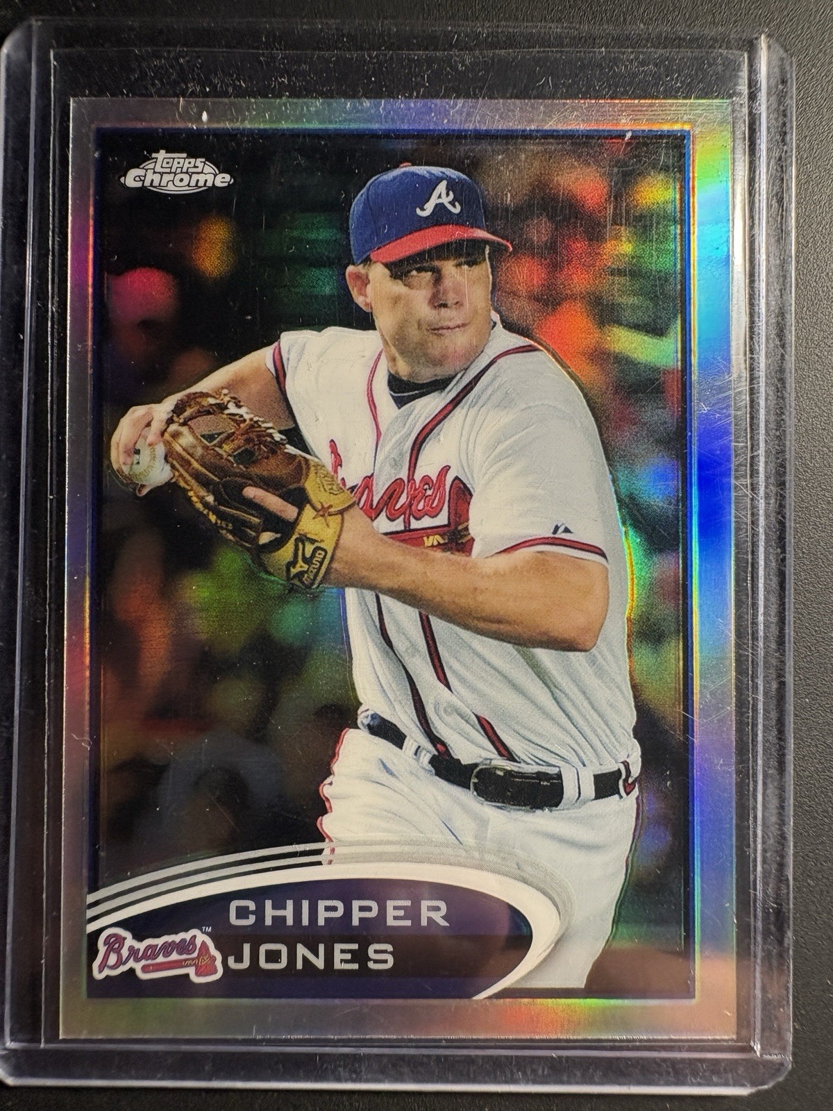 2012 Topps Chrome - Chipper Jones #96 SP Refractor Braves HOF