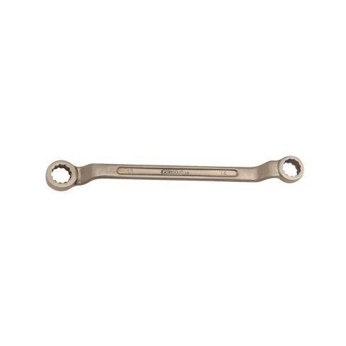 Bronzeplus Doppel-RingschlüSsel GekröPft 32X36 Mm KS Tools 963.7421-image