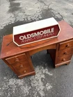 Vtg 70’s Oldsmobile Car Always A Step Ahead Dealer Sign Lighted Rare Litho Steel