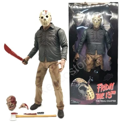 NECA Friday The 13th Part 4 Jason Voorhies 1/4 Scale Action Figure 18'' Model - Image 1 of 4