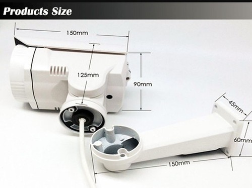 3MP 12X Zoom PTZ POE Network IP Camera Outdoor CCTV Security WeatherProof Camera - Picture 6 of 8