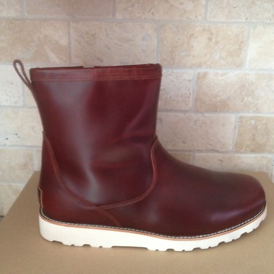 UGG Hendren TL Brown Leather Shearling Lined Waterproof Boot US 12 UGG HENDREN TL BROWN WATERPROOF LEATHER/ SHEEPWOOL BOOTS  main image 4