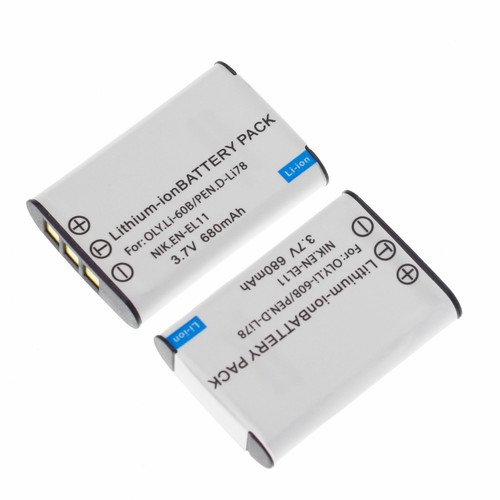 Battery or charger For Pentax OPTIO W80 DLI78 D-LI78 EN-EL11 W60 M50 V20 EN-EL11 - Picture 13 of 29
