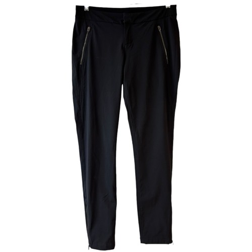 Athleta Wander Skinny Pant Ankle Zip Black 10 Utility Athleisure Gorpcore City - Picture 12 of 17