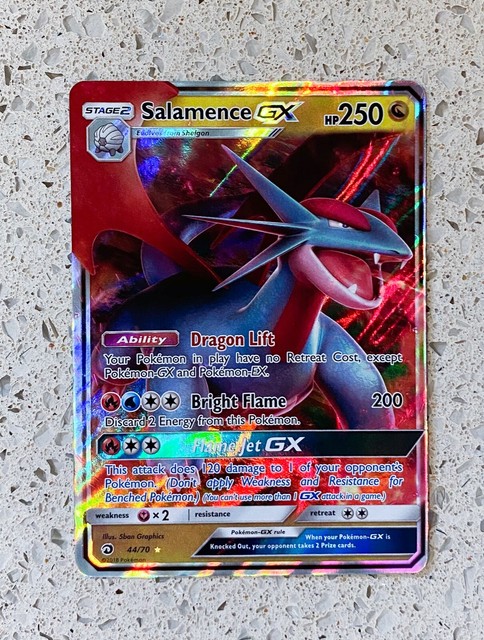 Salamence GX - 44/70 - Ultra Rare Pokemon Card | eBay