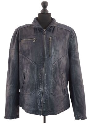 Kapuze Emilio Adani Lederjacke Schwarz Herren Lederjacke Mit