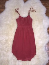 Nwt Madewell Silk Skyway Cami Dress in Warm Berry 145 Sz 0 f2775