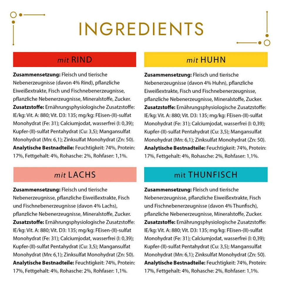 PURINA 96 x 85g Katzenfutter Nass GOURMET Gold Raffiniertes Ragout in Sauce - Bild 3 von 4