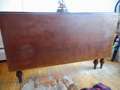 Antique drop leaf table