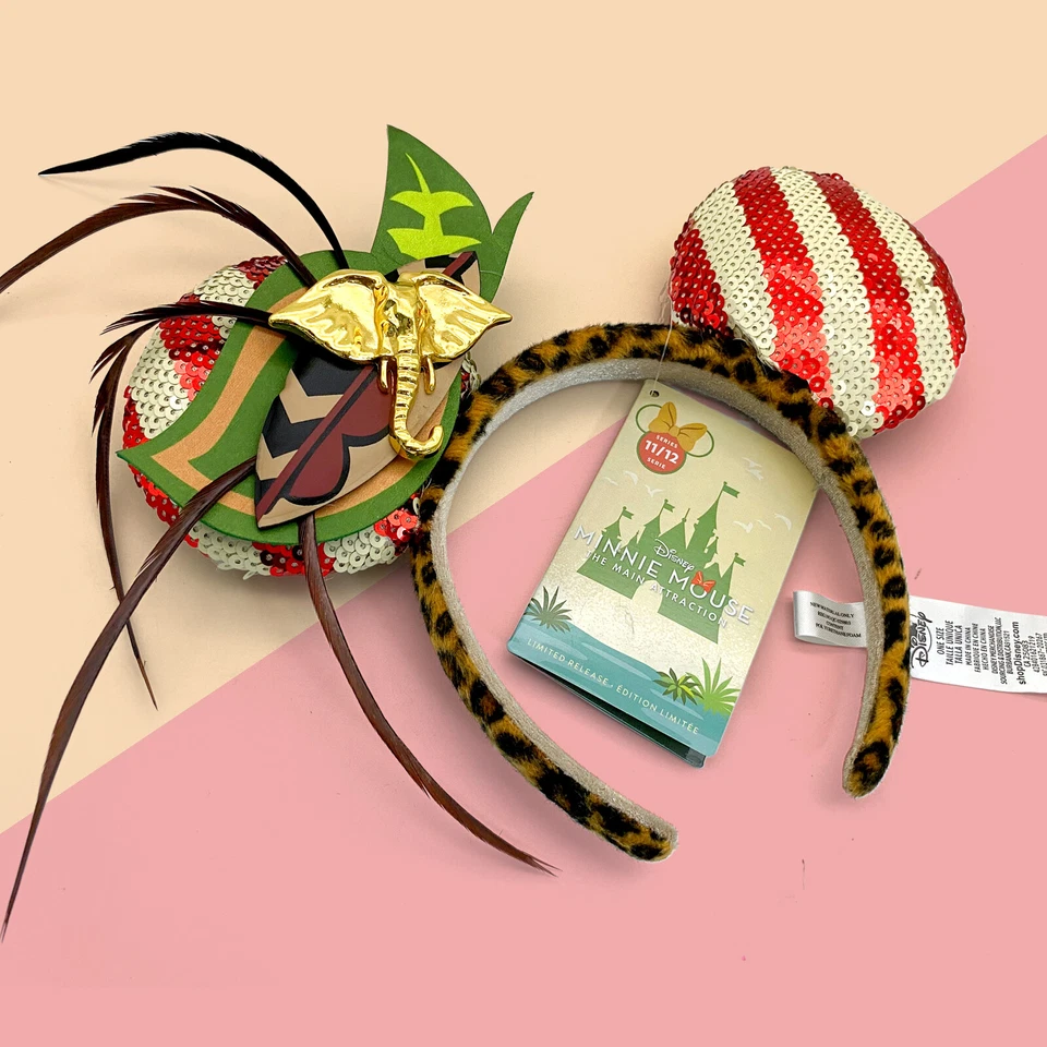 The Main Attraction Jungle Cruise Disney Park Minnie Mouse Ears Headband US - Image 4 of 4