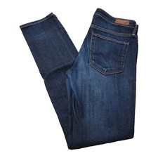 AG Adriano Goldschmied The Prima Mid Rise Cigarette Jean Women's 27 Blue Denim