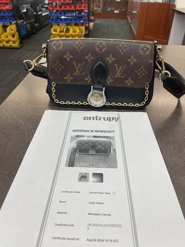 Louis Vuitton Neo Saint Cloud Shoulder Bag Monogram Canvas and Leather