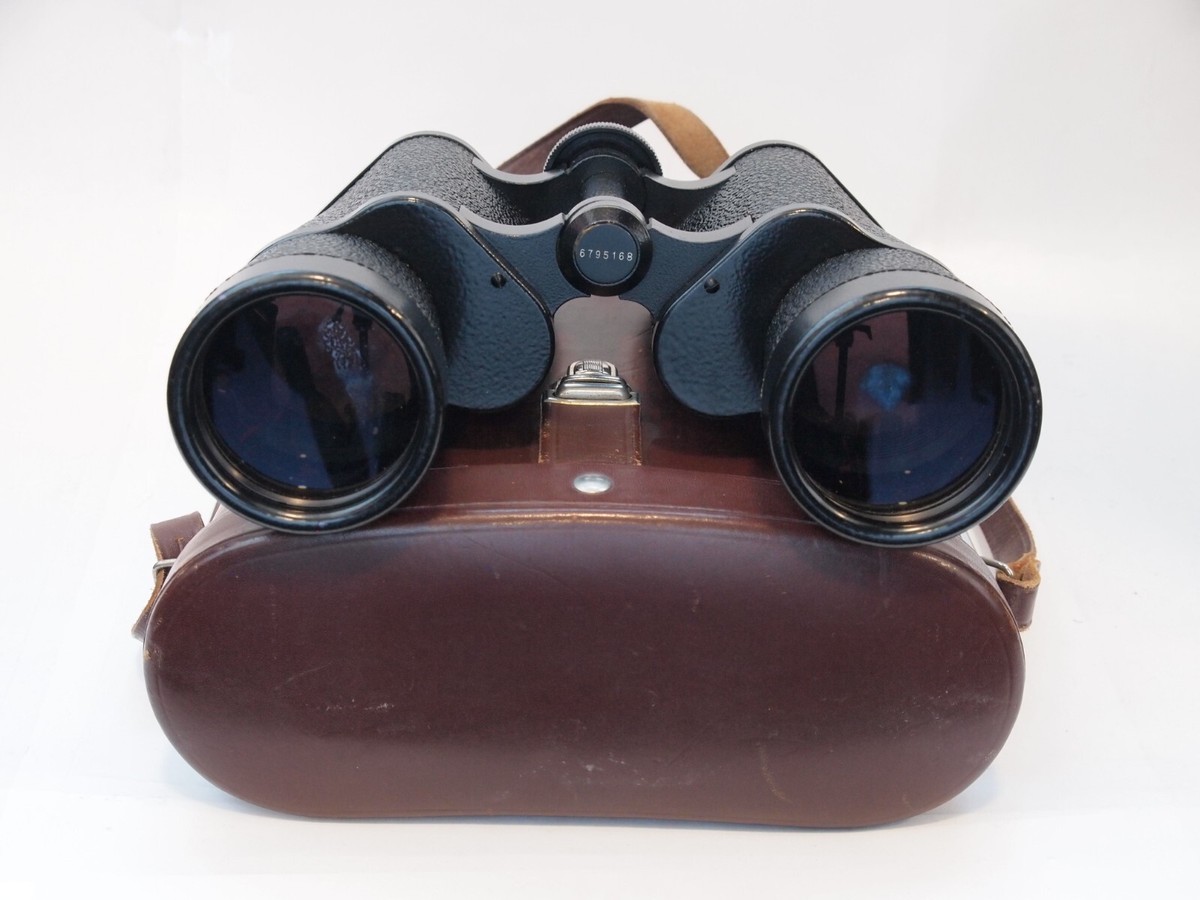 Vintage Carl Zeiss Jena Jenoptem 10x50w Multi-coated Binoculars