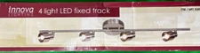 Innova Lighting 4 Light LED Fixed Track Light( SATIN NICKEL)NIB