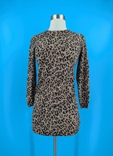 Dolce & Gabbana Girl's 11/12 Leopard Print Wool Sweater