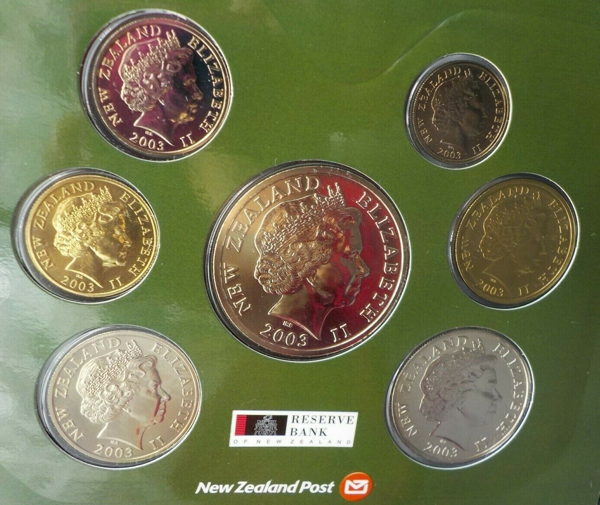 ジャイアントココプ ニュージーランドプルーフセット 2003年発行 2003