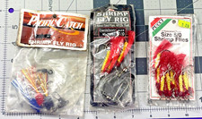 LOT*Danielson 7/0, Pucci 5/0 and Pacific Catch Shrimp Fly Rigs 18 Jigs unused jq