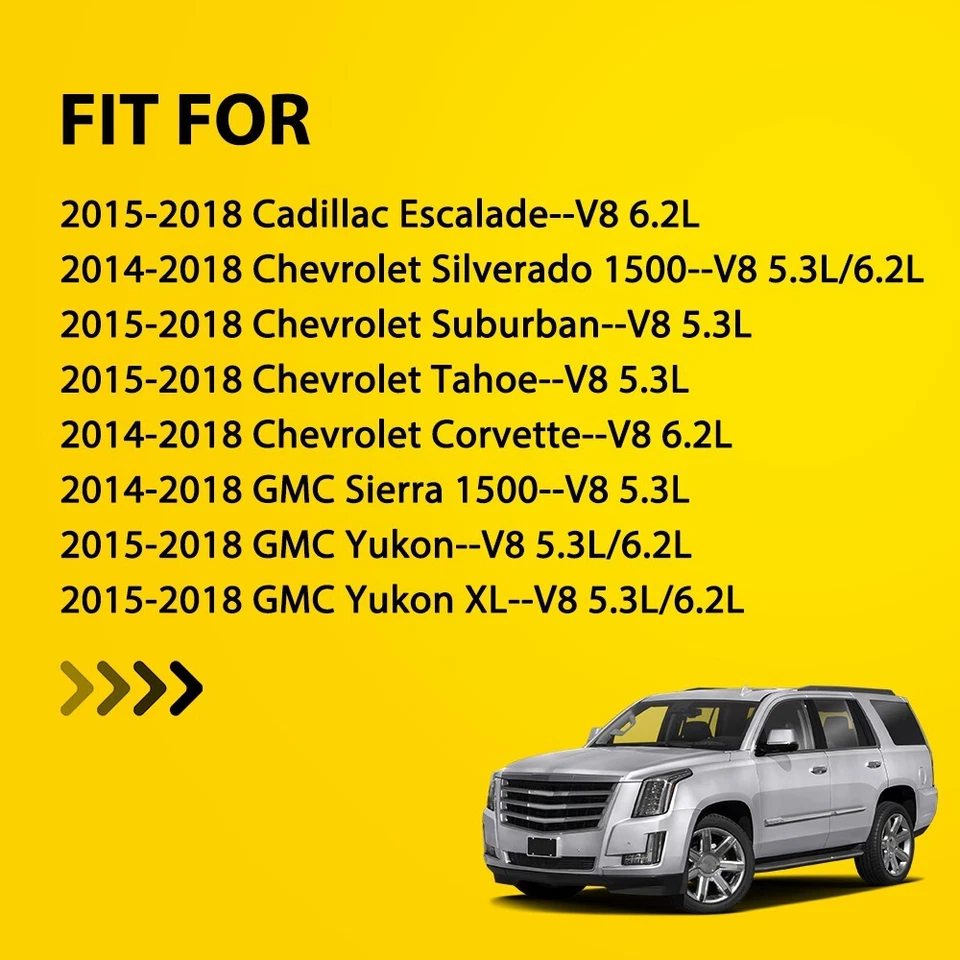 Vela de ignição para 2014-2018 Chevrolet Silverado 1500 GMC Sierra 1500 conjunto de 8 - Imagem 2 de 4