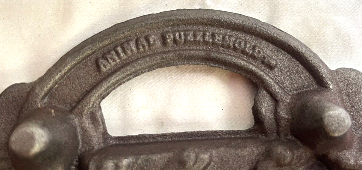 Vintage John Wright 1984 Cast Iron Animal Puzzle Shortbread Cookie Mold