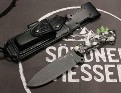 J&V Forester Knives Celtibero 2.0 Calavera Fahrtenmesser MoVa Kunststoff