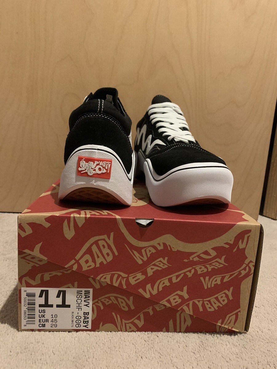 Size 11 - MSCHF Wavy Baby x Tyga Low Black Vans | eBay Size 11 - MSCHF Wavy Baby x Tyga Low Black Vans | eBay