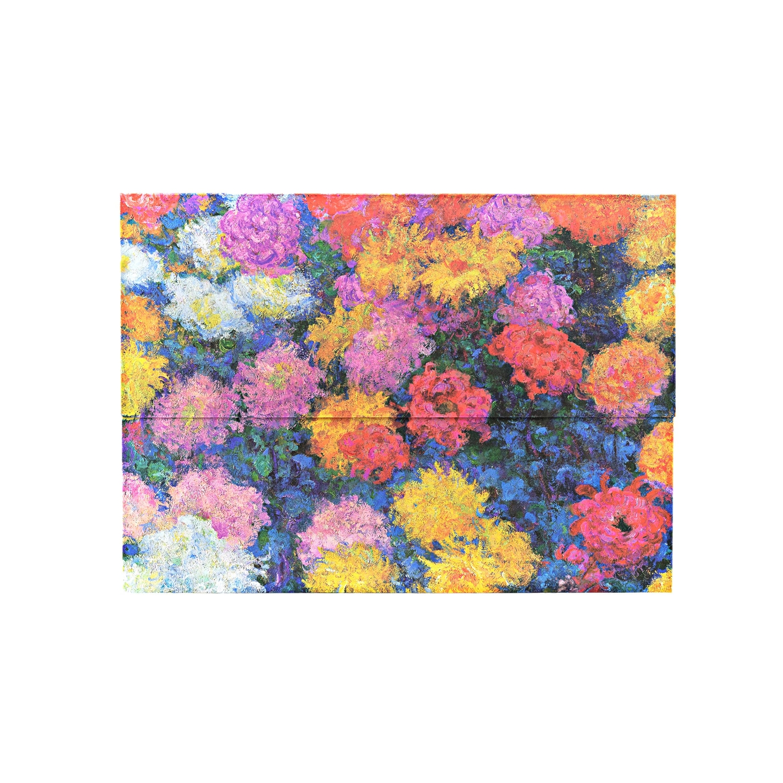 Paperblanks Monet?+?T+?S=s Chrysanthemums Document Folder (Wrap Closure) NUOVO