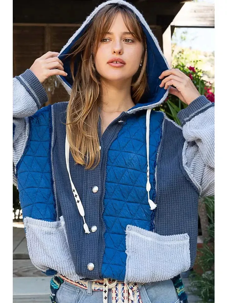 Hoodie jacket best sale combo womens