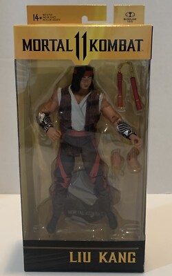 NEW McFarlane Toys Mortal Kombat II Liu Kang Collectible Action Figure 2021