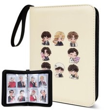 Kpop Photocard Binder Cute 400 Pockets Photocard Holder Book with Sleeves Pho...