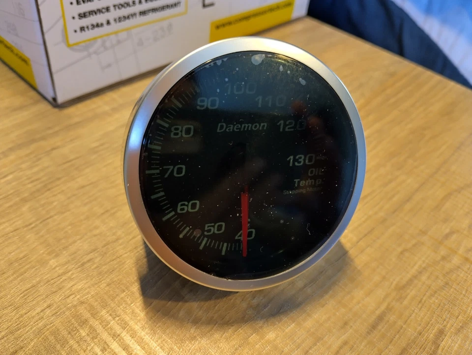 60mm high accuracy stepping motor oil temp gauge (brand-new racing product) - Image 2 of 4