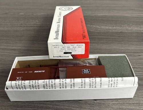 InterMountain HO Kit #40901-11 PS-1 50’ SD Box Car - Rock Island #5176 - ¡Nuevo de Lote Antiguo! | Zustand: New