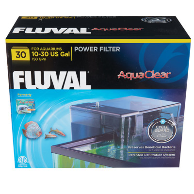 Fluval AquaClear 30 Aquarium Power Filter | FREE SHIPPING.