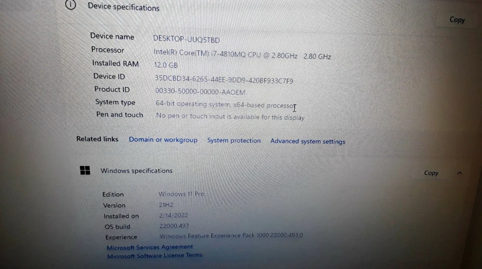 Portátil MSI GT70 Cyberpowerpc Fangbook I7-4810mq 2,8-3,8 GHz 12 GB 512 GB "P5000" Foto 3 de 4