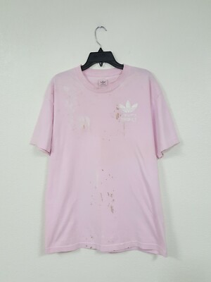 adidas pink top mens